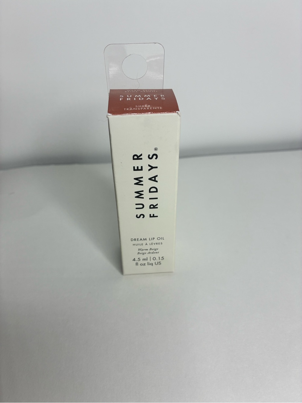 Summer Fridays Dream Lip Oil - Beige & White Packaging